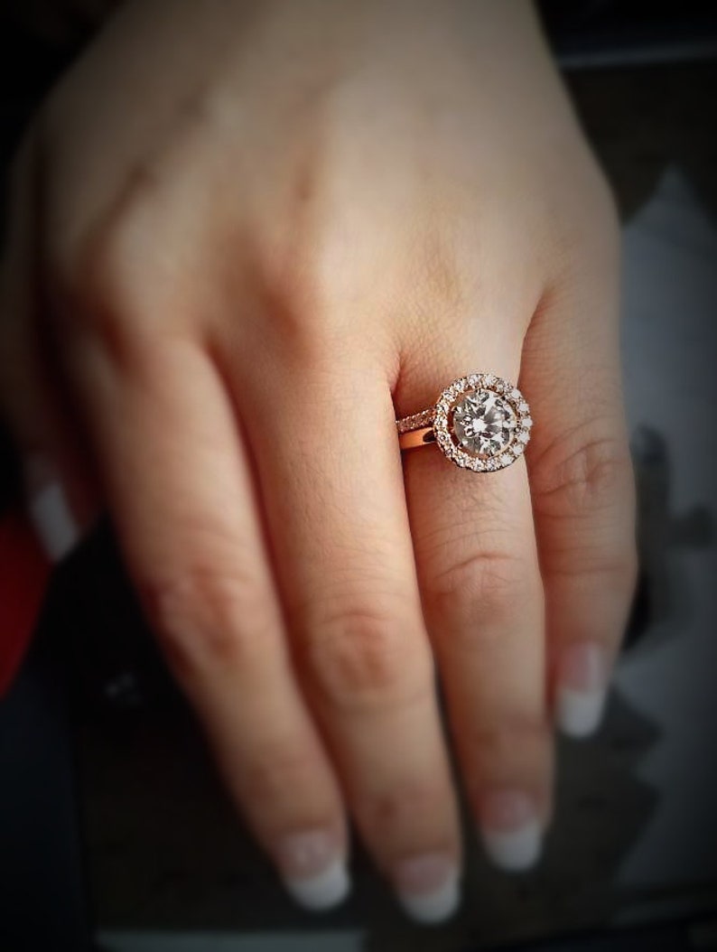 Halo Ring Guard / Ring Enhancer / Wedding Ring Enhancer / Etsy