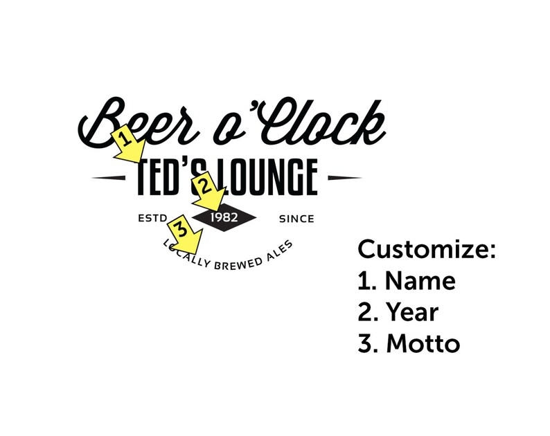 Personalized Beer Cap Shadow Box Beer O'clock Beer Cap Etsy