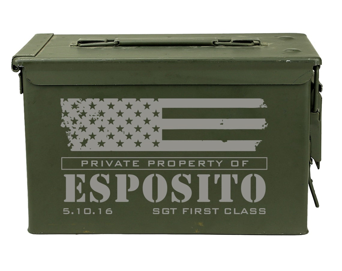 Personalized Ammo Can Airtight Waterproof Groomsman Gift Etsy