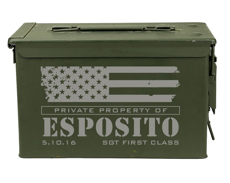 Personalized Ammo Can Airtight Waterproof Groomsman Gift Etsy