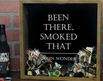 Cigar Band Custom Shadow Box, Personalized Cigar Bands, Been There Smoked That