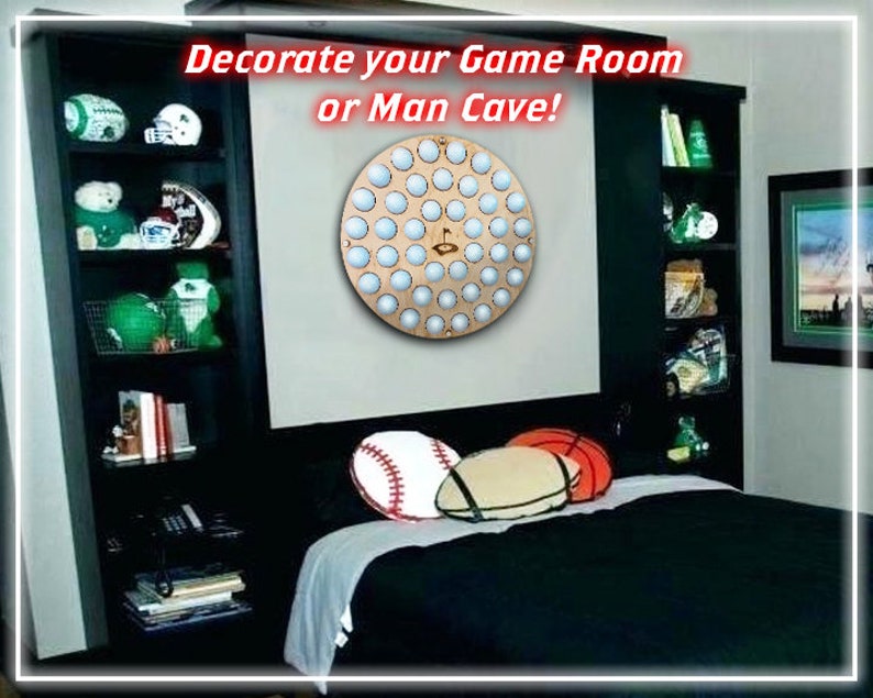 Golf Ball Collection Display Golf Ball Holder Custom Golf Etsy