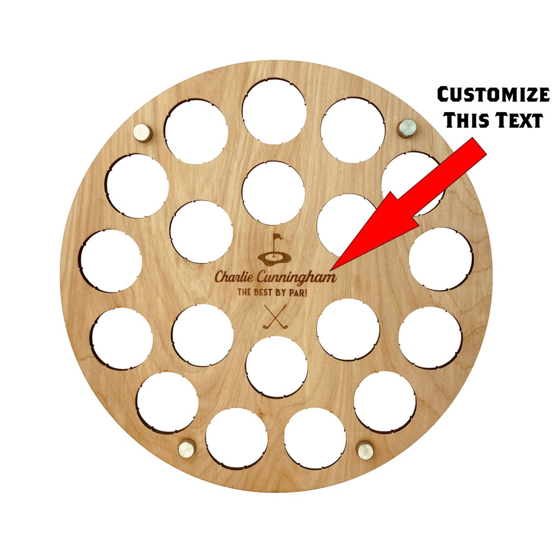 Golf Ball Collection Display Golf Ball Holder Custom Golf Etsy