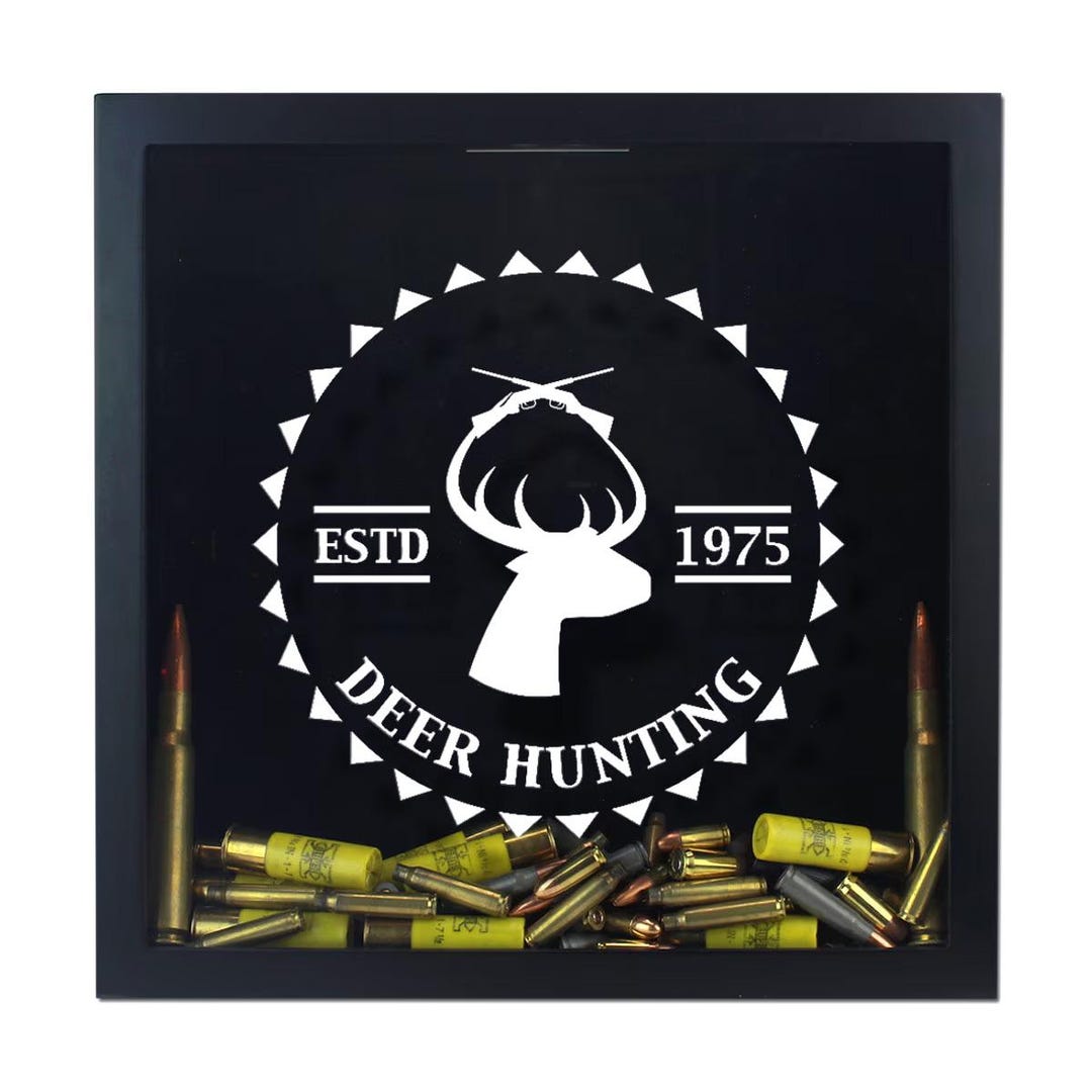 Shotgun Shell Display Case, Custom Bullet Casing Display, Personalized ...