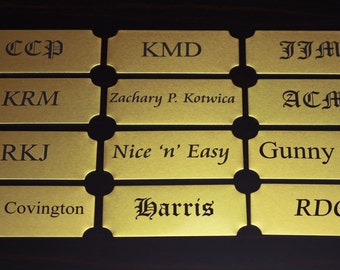 Personalized Nameplate, Engraved Brass Nameplate