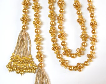 Baubles and Beads Lariat with Tassel