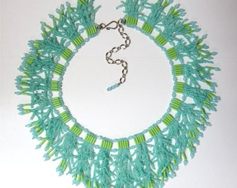 Instructions to create Branch Fringe Choker - Beading Instructions
