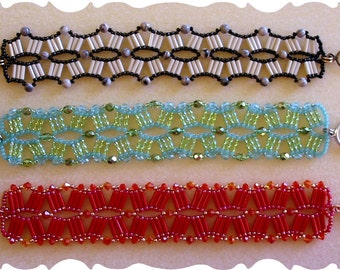 Instructions to create Rollin' Waves Bracelet - Beading Instructions