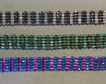 Instructions to create Cubes Plus Bracelet - Beading Instructions