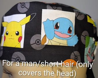 Skull Cap , Tie Back , Scrub Cap , game