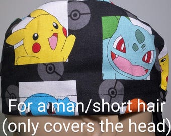 Skull Cap , Tie Back , Scrub Cap , game