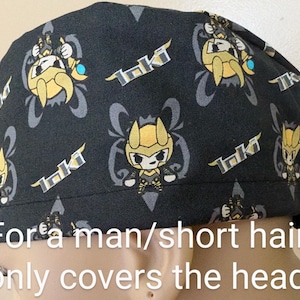 Skull Cap , Tie Back , Scrub Cap , comic , hero