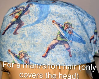 Skull Cap , Tie Back , Scrub Cap , game