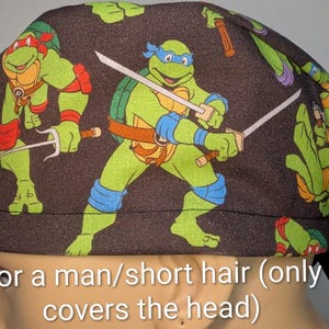 Skull Cap , Tie Back , Scrub Cap ,