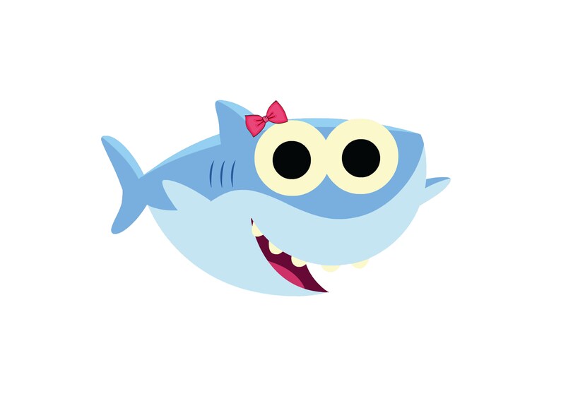 Free Free Baby Shark Bow Svg 847 SVG PNG EPS DXF File
