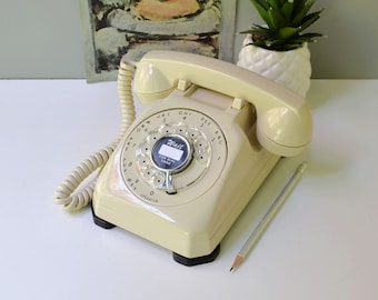 Vintage rotary phone by Stromberg Carlson, restored and working