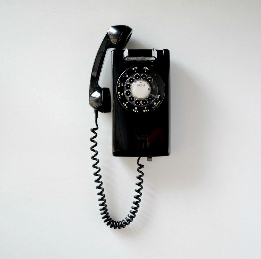 rotary phone wall mount