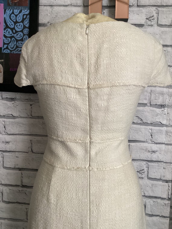 Authentic vintage 2000s Jaeger cream Dress/ jacket su… Gem