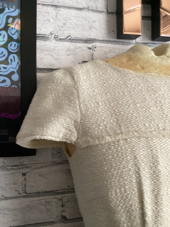 Authentic vintage 2000s Jaeger cream Dress/ jacket su… Gem