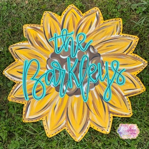 Summer Beach Bucket Door Hanger Made to Order