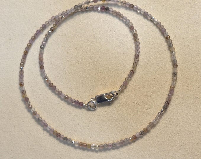 Auralite 23 Necklace,beaded multicolor gemstone necklace