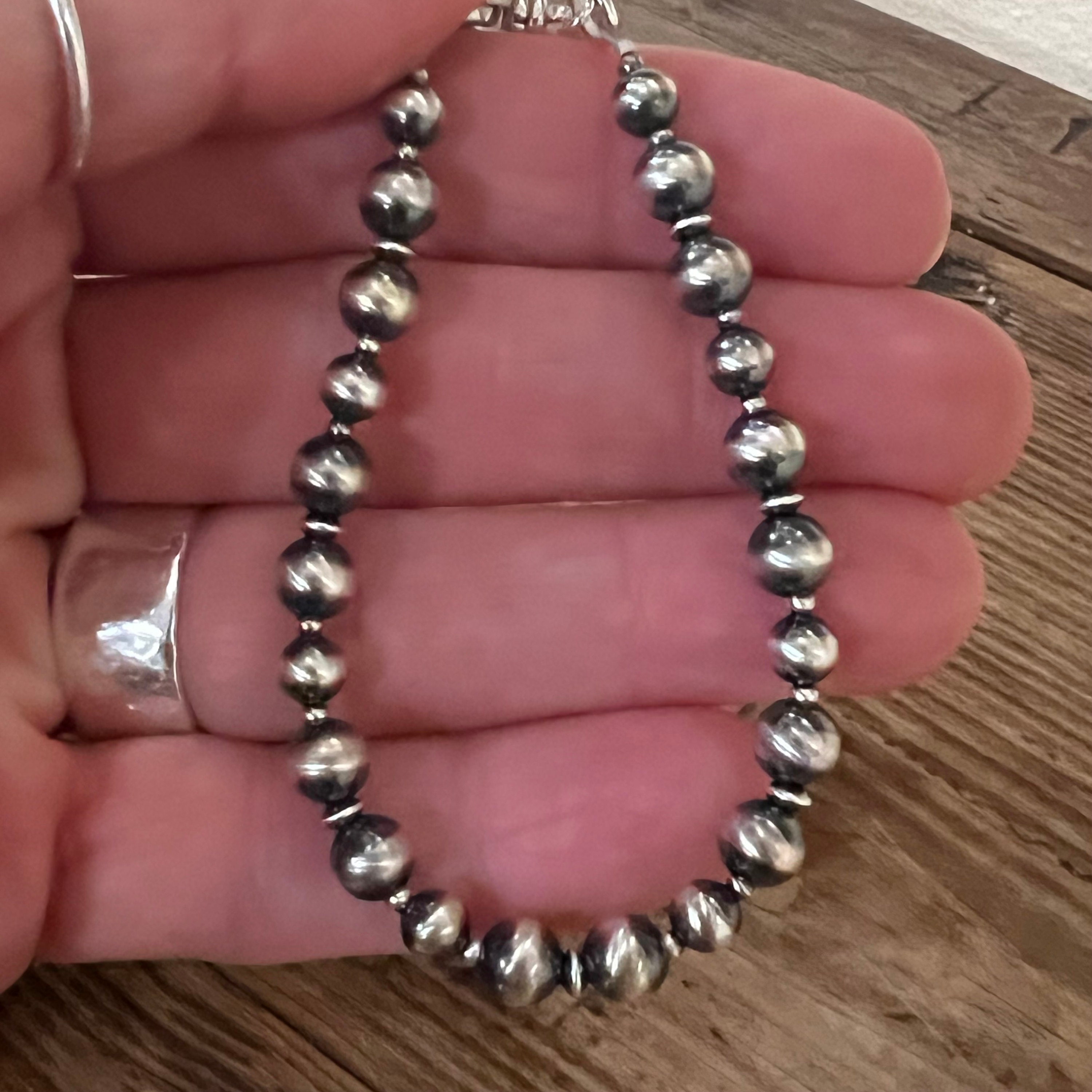 Sterling Silver Navajo Pearl Beaded Bracelet,oxidized Silver Bead Bracelet,southwestern Silver Bracelet,boho Western Jewelry, Jewelry Gifts - Etsy UK Sterling Silver Navajo Pearl Beaded Bracelet,oxidized Silver Bead Bracelet,southwestern Silver Bracelet,boho Western Jewelry, Jewelry Gifts - Etsy UK