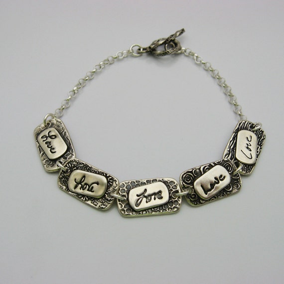 Handwriting bracelet sterling silver deals