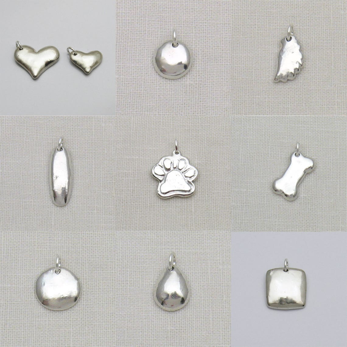 Cremation Jewelry Ashes Jewelry Sterling Silver Heart Charm Etsy