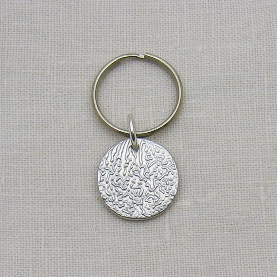 dog nose print keychain