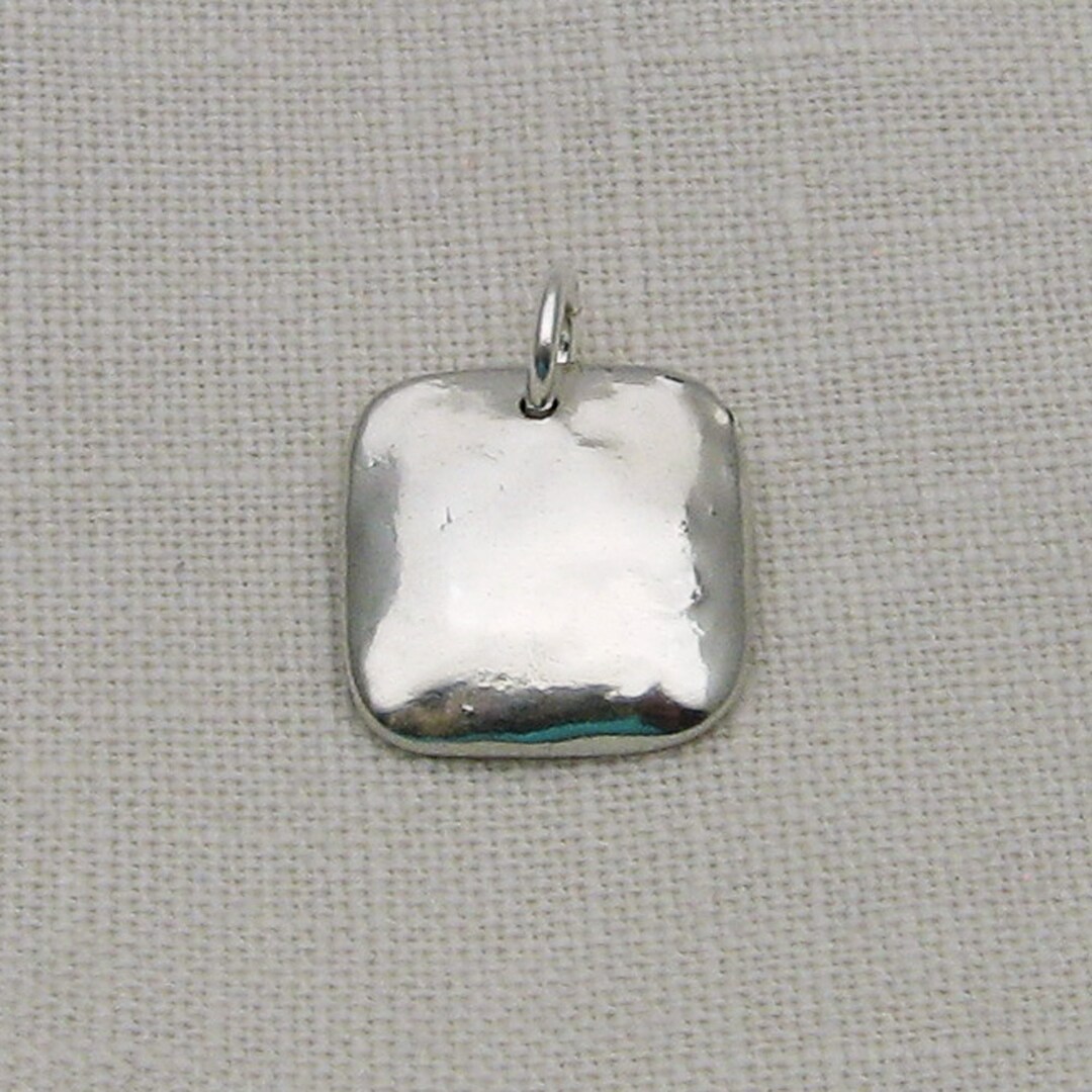 Cremation Memorial Jewelry, Ashes Jewelry, Sterling Silver Charm With Your Pet's Cremation Ashes