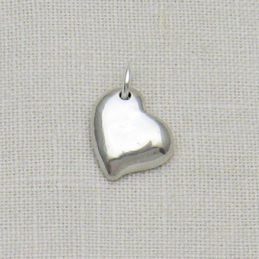 Cremation Jewelry Ashes Jewelry Sterling Silver Heart Charm - Etsy