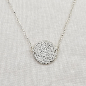 Dog Nose Print Circle Link Necklace, Pet Nose Texture, Cat Lover Gift, Sterling Silver Memorial Keepsake Jewelry, Rainbow Bridge