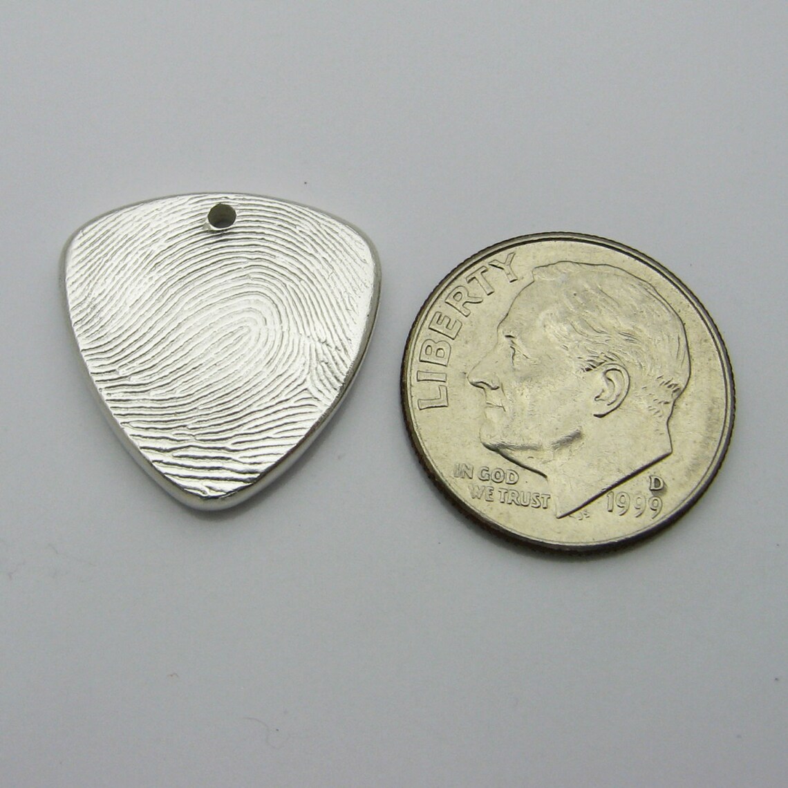 Fingerprint Jewelry Fingerprint Guitar Pick Fingerprint Etsy