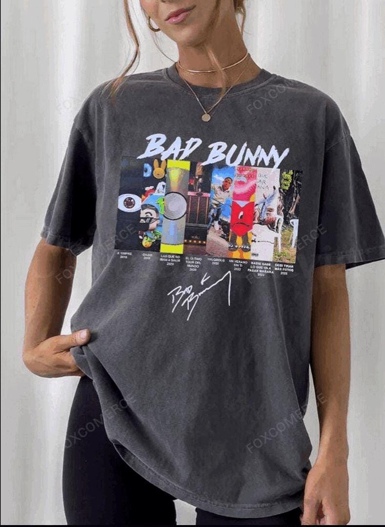 Bad bunny shirt - Etsy 日本