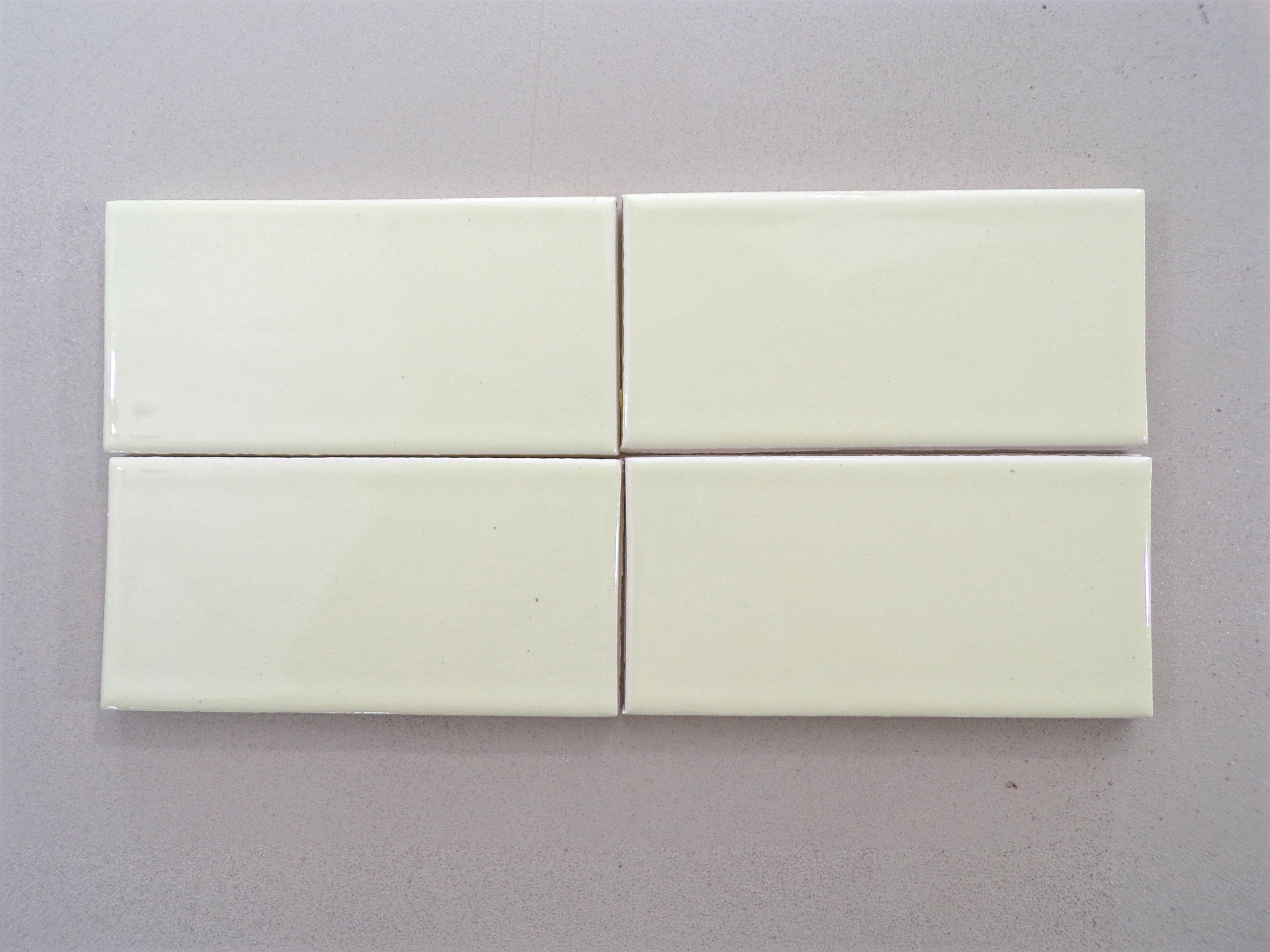 alkove springvand personlighed 25-subway Tile off White/cream Handmade Mexican White Bisque | Etsy