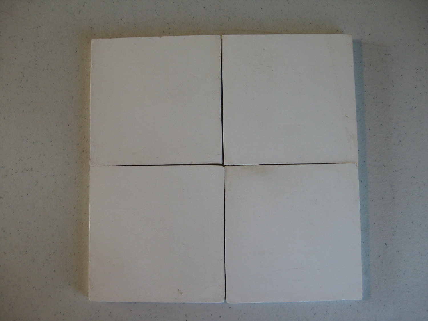 50Unfinished/Raw 4x4 Bisque Tile White For Projects Shipping Etsy