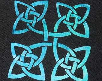 Celtic Knot Block 6 Quilt Applique Pattern Design