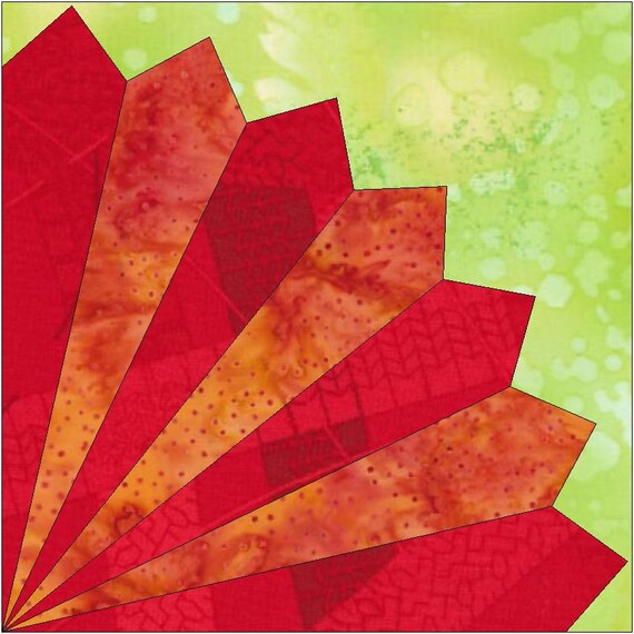 Fan Quilt Block Pattern