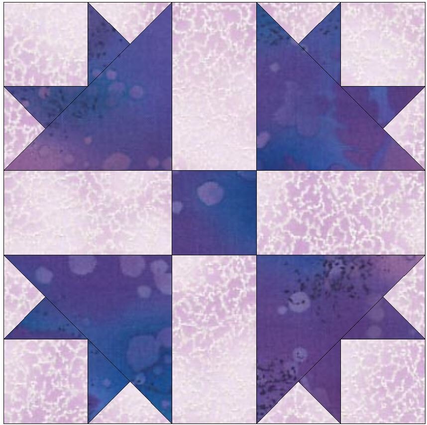 Cross and Crown Quilt Paper Piece Foundation Quilting Block Etsy