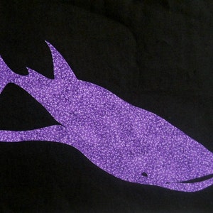 Whale Shark Quilt Applique Pattern Design PDF