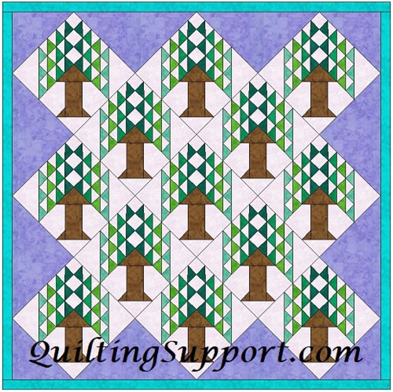 Tree Of Paradise Quilt Block