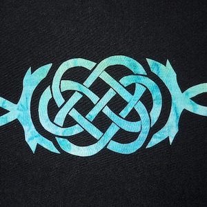 Easy Celtic Knot Bracket Quilt Applique Pattern Design PDF