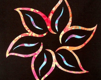 Fancy Flower Quilt Applique Pattern Design