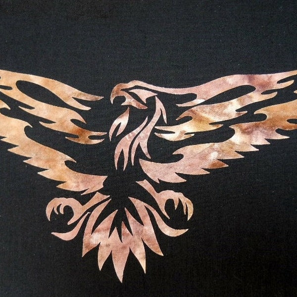 Eagle Rose Pattern Print Quilt