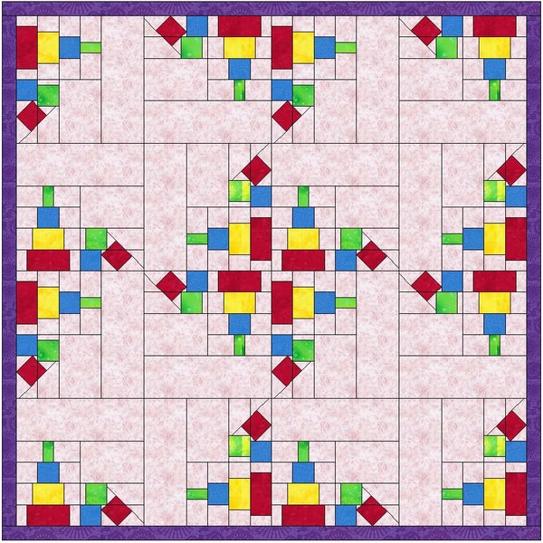 Building Blocks Pattern Legos Quilt Pattern - Etsy