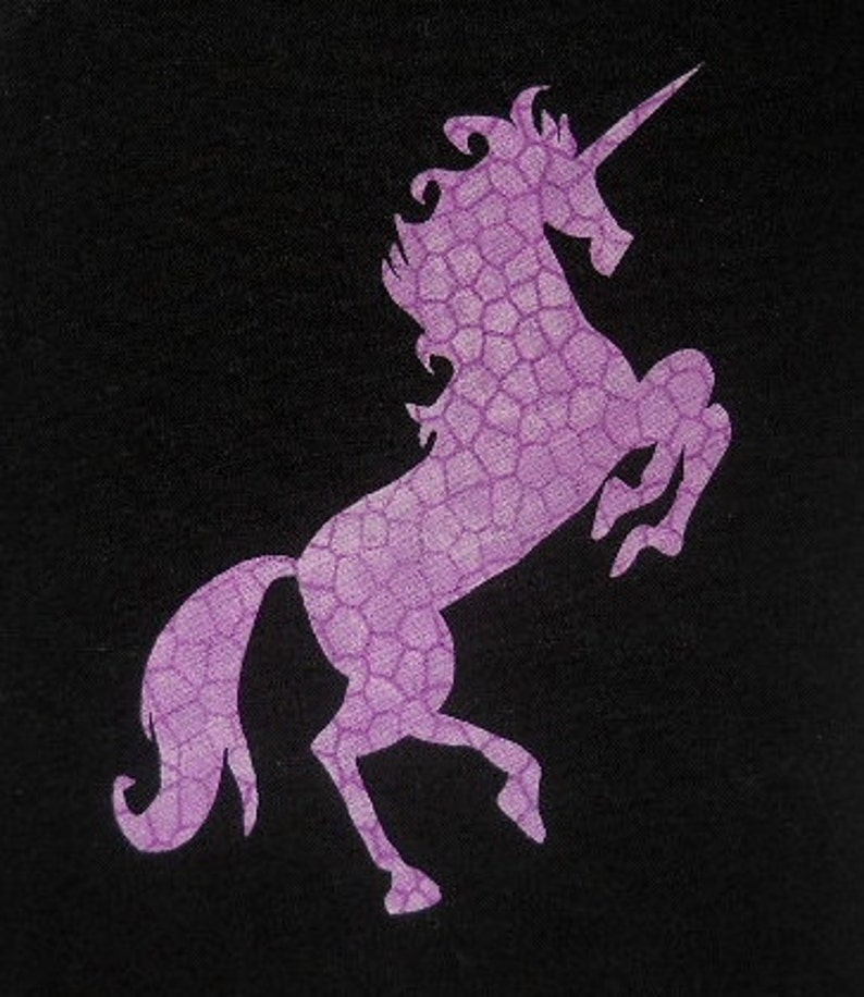 easy unicorn quilt applique pattern design pdf etsy