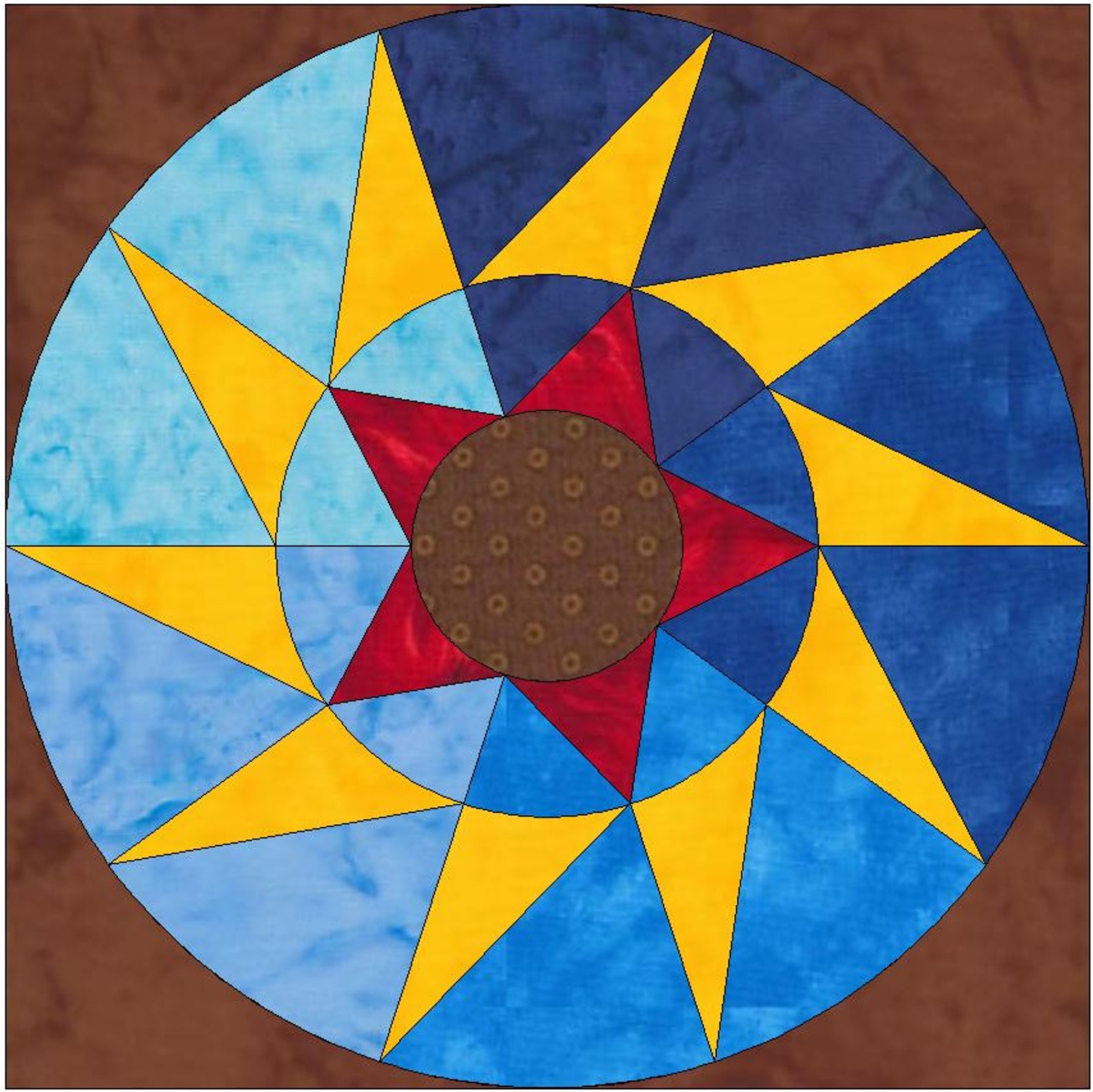 Spinning Five Point Star Quilt Template Quilting Block Pattern Etsy Spinning Five Point Star Quilt Template Quilting Block Pattern Etsy