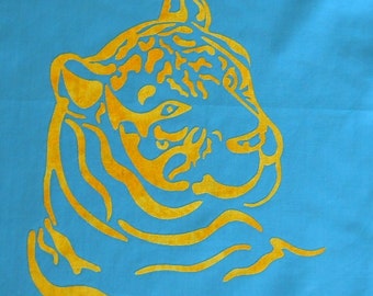Easy Beautiful Tiger Quilt Applique Pattern Design