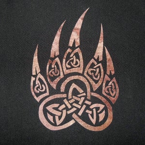 Celtic Paw Quilt Applique Pattern Design