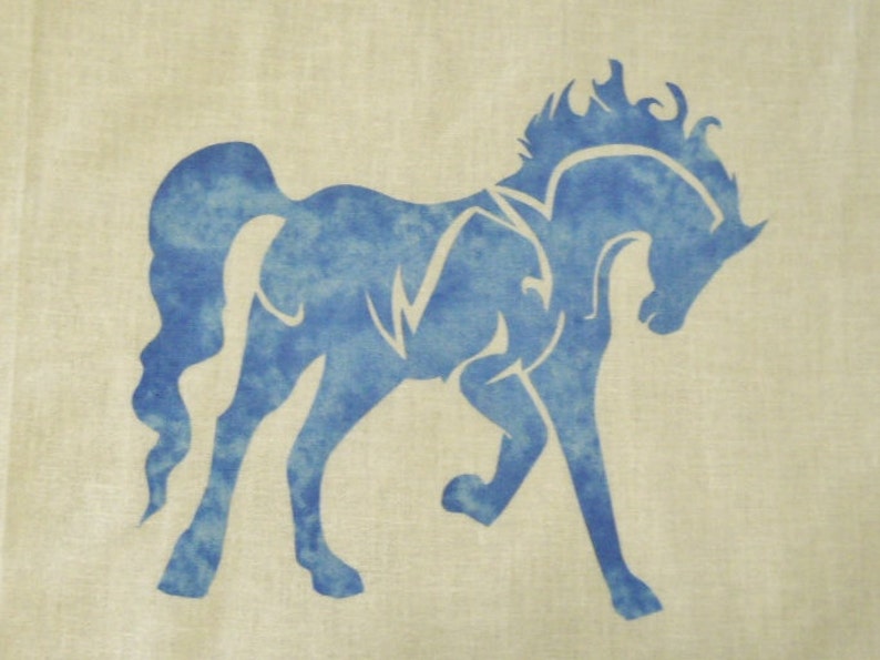 Easy Horse Quilt Applique Pattern Design image 2